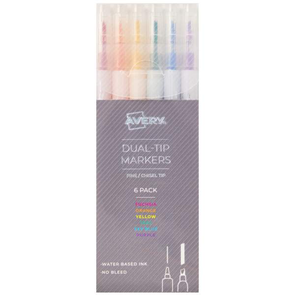 Dual Tip Markers, Rainbow Assortment